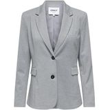 Only - ONLLYKKE LIFE - Korte Blazer - Lichtgrijs Melange - Lange Mouwen