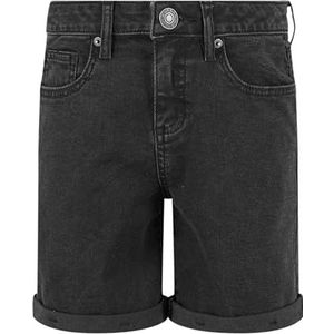 Urban Classics meisjes shorts, Black Washed., 134-140