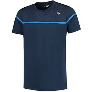 Dunlop Heren Game Tee 2 Tennis Shirt, Navy, XS, navy, XS