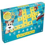 Mattel Scrabble Junior Dutch - Kindvriendelijk spel voor 5-10 jaar - Dubbelzijdig speelbord - Inclusief letterstenen