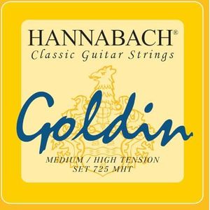 Hannabach 652727 klassieke gitaarsnaren serie 725 Medium/High Tension Goldin - Set