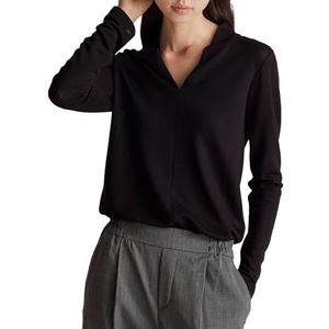 United Colors of Benetton T-shirt voor dames, Zwart, XL