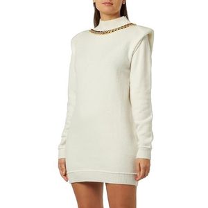 FENIA Gebreide damesjurk 11025380-FE02, wit, XS/S, wit, XS/S