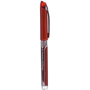 Pilot V7 Hi-tecpoint vloeibare inkt rollerball pen, 0,7 mm bal met rode inkt en fijne 0,4 mm lijnbreedte