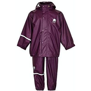 Celavi Celavi Tweedelig regenpak voor meisjes in vele kleuren regenjas, donkerpaars (Blackberry Wine 666), 110 EU, donkerpaars (Blackberry Wine 666), 110