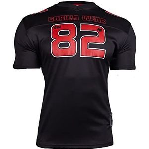 Fresno T-shirt - Black/Red - XL