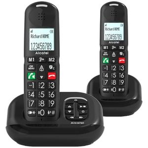 Alcatel - XL685 Voice Duo - DECT Telefoon - Zwart - Met Antwoordapparaat
