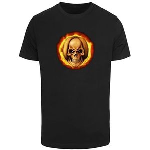 Mister Tee Heren T-shirt Sun Death Tee, Print T-shirt voor Mannen, Graphic Tee, Streetwear, zwart, XXL