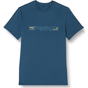 4F Heren T-shirt TSM019 T-shirt, Navy, S voor heren, marineblauw, S