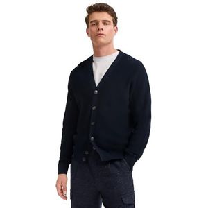 Bugatti - Cardigan - Groen - Viscose - Col in V