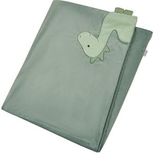 DINO - Rexi - Babydeken - Zacht - Fijne Stofcombinatie van Boa en Jersey