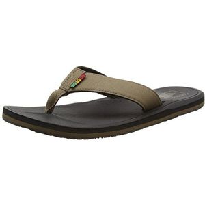 Vans Nexpa Synthetische, Teenslippers voor heren, Bruin Rasta Shitake Zwart, 47 EU