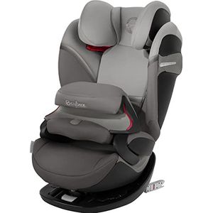 Cybex Silver 2-in-1 Pallas-Fix Kinderautostoel, voor auto's met en zonder ISOFIX, groep 1/2/3 (9-36 kg), vanaf ca. 9 maanden tot ca. 12 jaar, Soho Grey (Grijs)