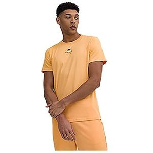 4F T-shirt M363 zalmkleur, koraal, maat M voor heren, zalm koraal, M