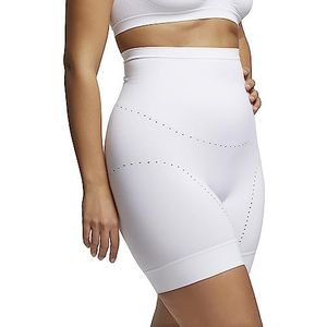 POMPEA Damesmantel met comfortabele pasvorm, slip, Wit, XXL Plus