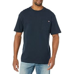 Dickies Heren T-shirt met korte mouwen en zak Big-tall, Donkere marine, M