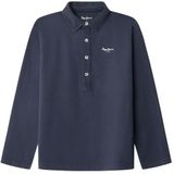 Pepe Jeans - PB5400004 Samuel - Poloshirt - Marineblauw - Lange Mouwen - Casual