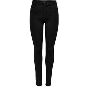 ONLY OnlRoyal High Skinny Fit Jeans voor dames, zwart, XXL x 32L