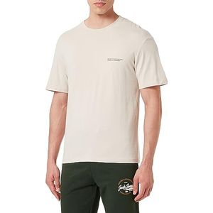 JACK & JONES Klassiek T-shirt voor heren, maanbeam, XL