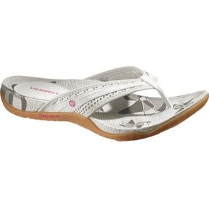 Merrell Dames Lorelei Thong Teenslippers, Wit Ice, 42 EU