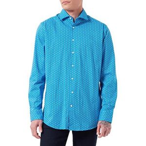 Seidensticker Zakelijk overhemd voor heren, turquoise, 43