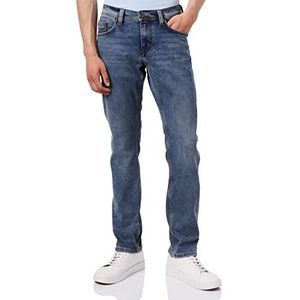 MUSTANG Oregon Tapered Jeans, heren middenblauw 683, 32W / 32L