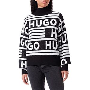 HUGO Dames Sismina Sweater, zwart 1, S
