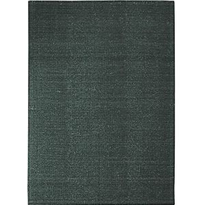 THE DECO FACTORY Nude - Tapijt van wol en katoen, donkergroen, 160 x 230 cm