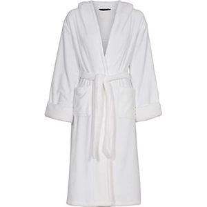 DECOY Lange damesjas met capuchon, ivoor, XXL