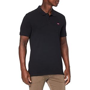 Levi's heren T-Shirt Housemark Polo, Mineral Black Black, XL