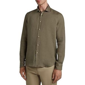WOMO linnen overhemd 2023, Groen, M