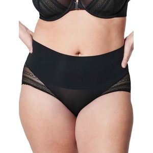 Spanx Illusion Lace Hi-Hipster Shapewear-onderbroek voor dames, very black, XL