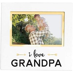 Pearhead Sentiment fotolijst met opschrift ""I Love Grandpa"", wit