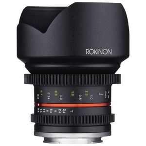 Rokinon Cine cv12 m-mft 12 mm T2.2 cine vaste lens voor Olympus/Panasonic Micro 4/3 camera's