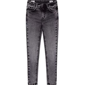 Pepe Jeans Pixlette High Jeans voor meisjes, grijs (denim-vs8), 8 jaar