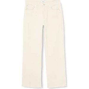 7 For All Mankind TESS broek voor dames met raw cut jeans, wit, regular