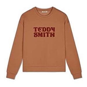 Teddy Smith S- Bouclette sweatshirt met capuchon, roze, maat M dames