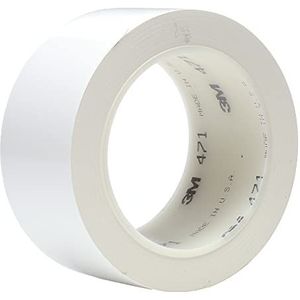 3M 77000028853 zacht PVC-tape, 471 F, 50,8 mm x 33 m, 0,13 mm (pak van 24)