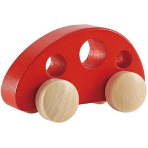 Hape E0052 Mini Van - Mini Van - Wooden Push and Pull Along Toy - Suitable for 10 months and up