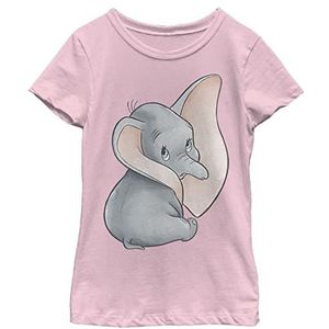 Disney Just Dumbo T-shirt voor meisjes, lichtroze, XL