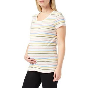 ESPRIT Maternity Dames Ss AOP Zwangerschaps-T-shirt, meerkleurig (off white 110), XS