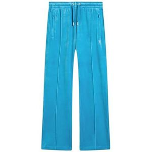 Juicy Couture - Tina - Broek - Azuur/Zilver - Fluweel/Nicky Velours