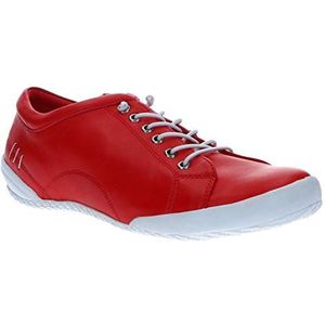 Andrea Conti Dames vetersneakers, rood, 36 EU, rood, 36 EU