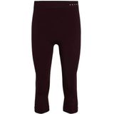FALKE Heren Broek van onderlaag Wool-Tech Protective 3/4 M Ti wol functioneel materiaal sneldrogend 1 stuk, Rood Barolo 8526, S