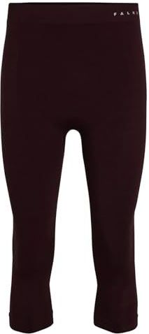 FALKE Heren Broek van onderlaag Wool-Tech Protective 3/4 M Ti wol functioneel materiaal sneldrogend 1 stuk, Rood Barolo 8526, S