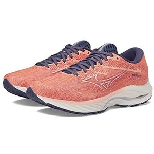 Mizuno Dames Wave Rider 27 Hardlopen, Coral Reef Sneeuwwit, 41 EU