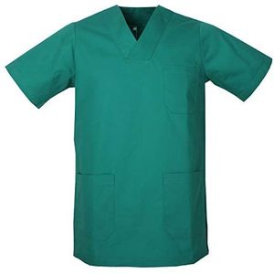 MISEMIYA - UNISEX CASACA MEDISCHE VERPLEEGKUNDE UNIFORM REINIGINGSWERK ESTHETISCH TANDARTS VETERINAIR SANITAIR GASTVRIJ - Ref.817 - XXL, Groen