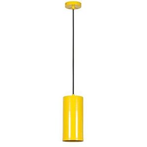 Homemania Colorful hanglamp, metaal, geel, 12 x 25 cm, 110 cm, 42 eenheden