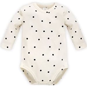 Pinokio Bodysuit TRES BIEN, 100% katoen, ecru polka dot, meisjes 62-92 (80), ecru dots, 80 cm