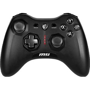 msi S10-04G0050-EC4 Force GC20 V2Gaming Controller met vibratiesysteem (bekabeld, voor pc, Android en div. consoles, zwart, 205 gram)